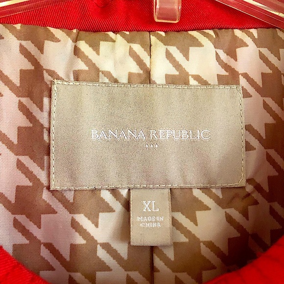 Banana Republic Red Women's Swing Coat - Picture 7 of 8